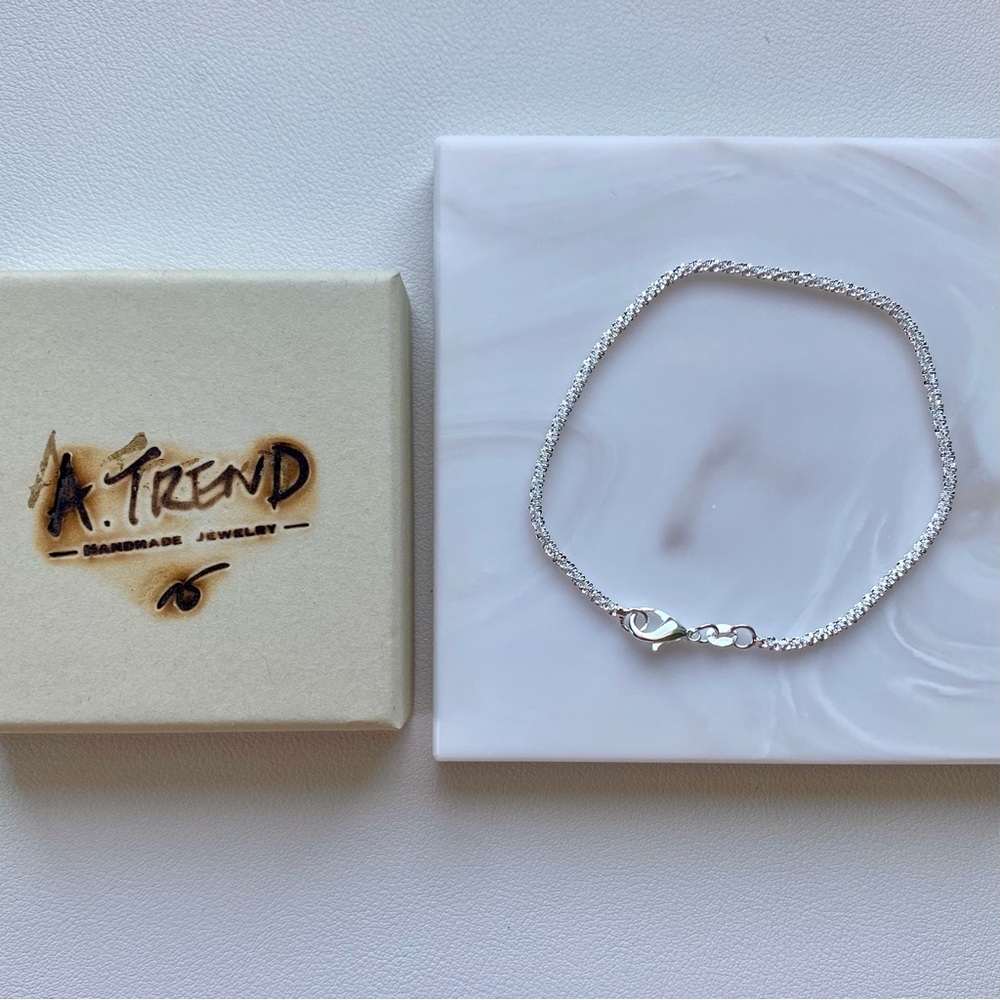 Shining Sterling Silver Bracelet